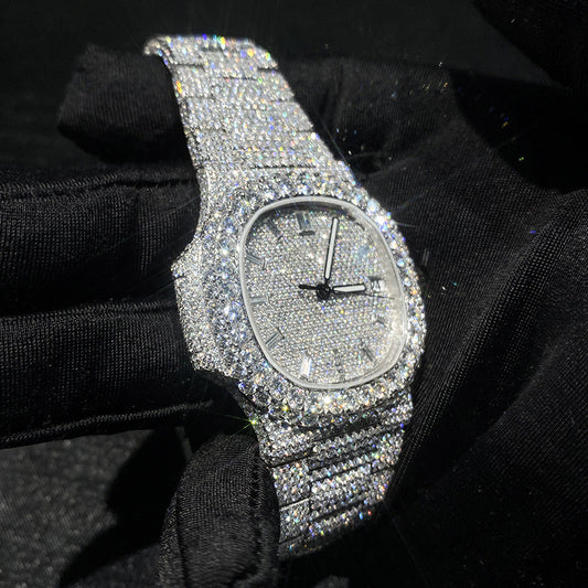 Men's and women's, moissanite watches