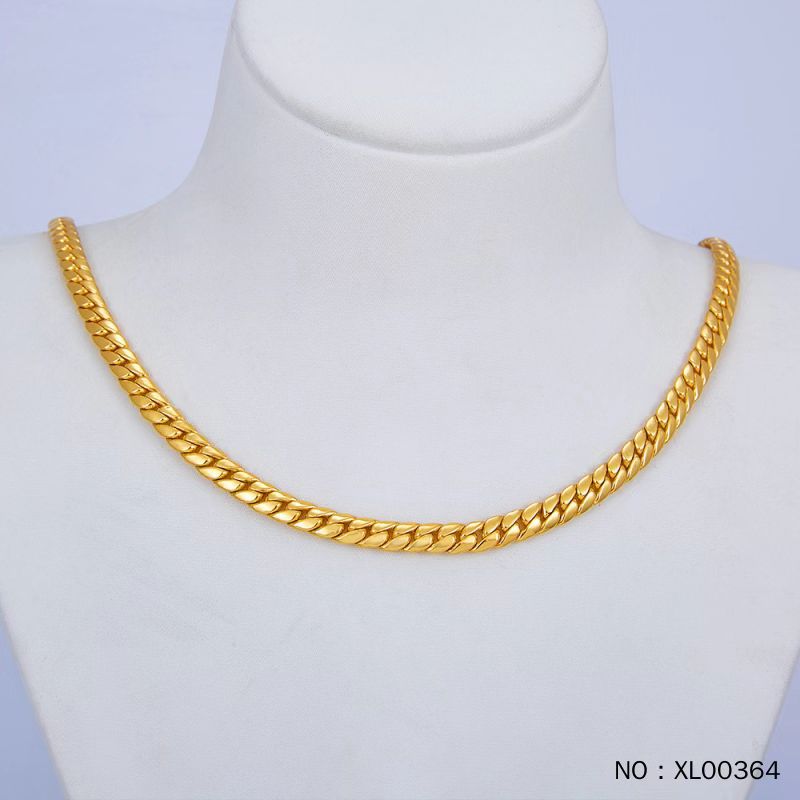 Authentic gold Cuban chain pure gold 9999 men's Cuban