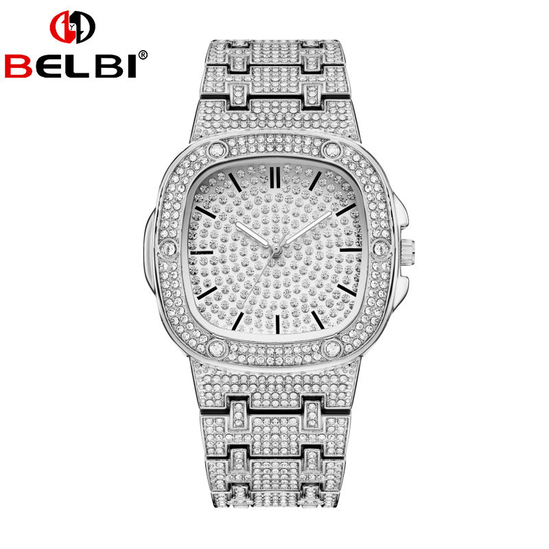 Standard than baby's breath diamond-encrusted men's and women's watches waterproof