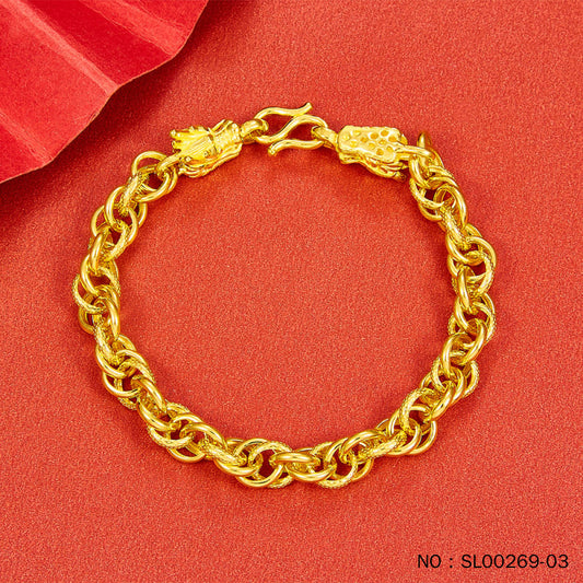 Unisex Authentic gold bracelet pure gold