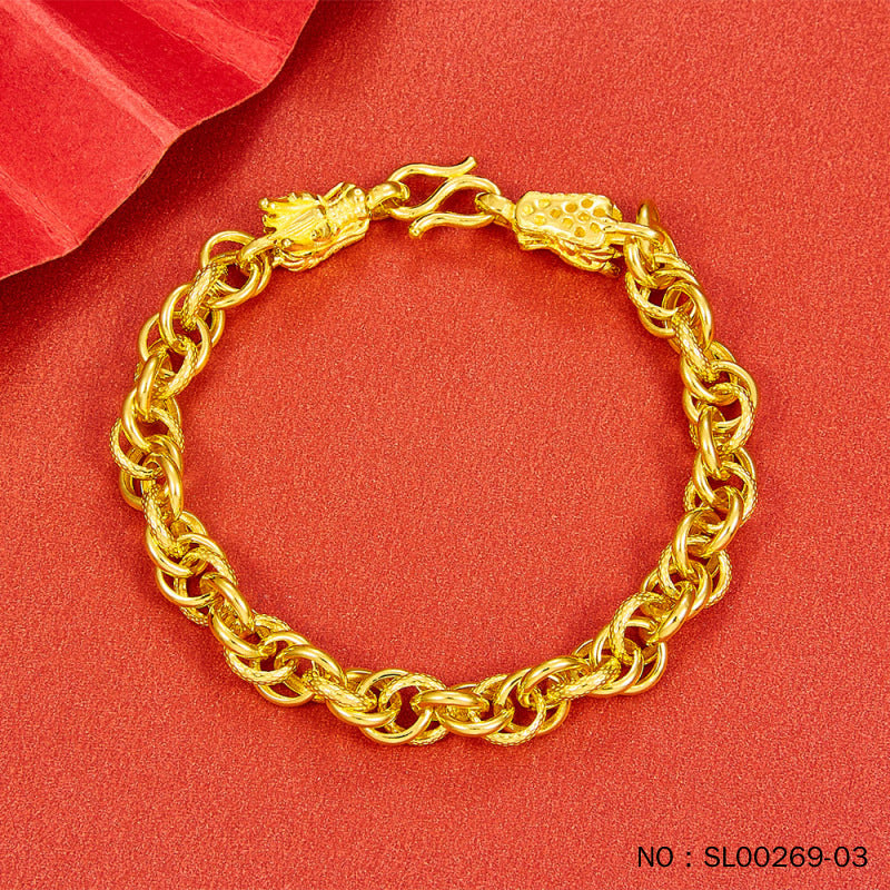 Unisex Authentic gold bracelet pure gold