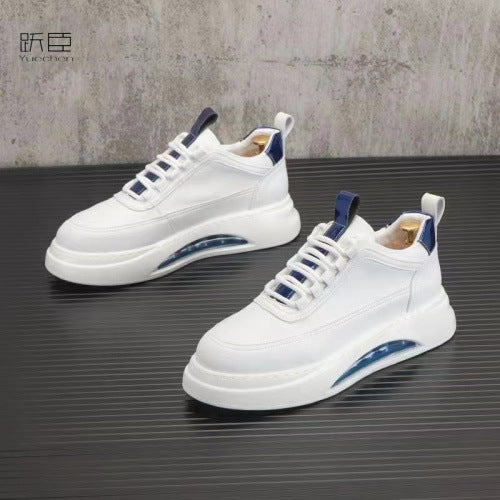 Air-cushion white shoes for men