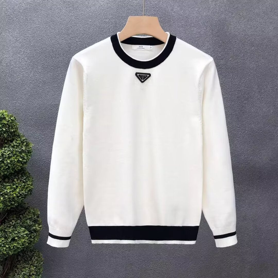 Men's Fashion Round Neck Casual Long Sleeve